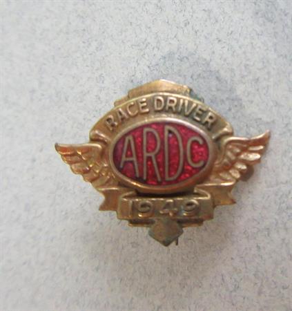 ARDC Pin American Race Car Driver Club 1949 RARE! Vintage Collectibles Advertising Indy 500