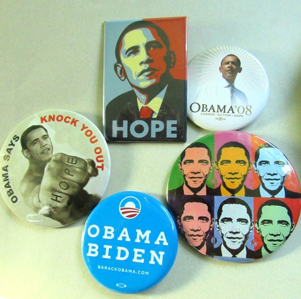 Barack Obama Biden Political Pins Collection Political 