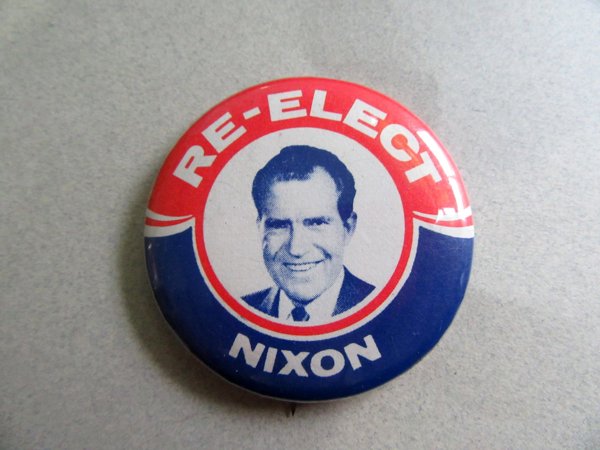Vintage Richard Nixon Campaign Pin Tricky Dick Politics 