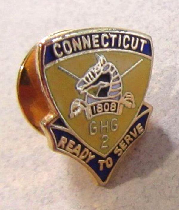 Vintage Connecticut Governors Horse Guard 2 GHG Tie Tac Collectibles Nutmeg State