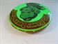 Vintage It's Howdy Doody Time Pin Neon Green 3