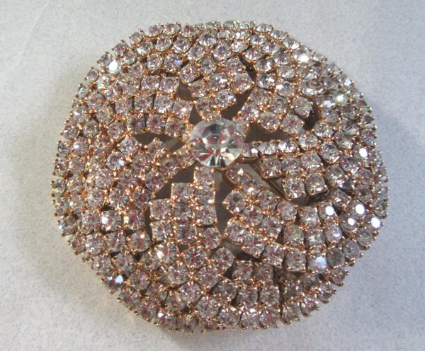 Vintage Rhinestone Large Pin Gorgeous