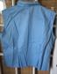 Early 1960's Blue Sleeveless Cotton Blouse Unworn Old Stock Ladies Vintage Clothing