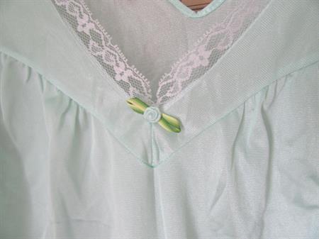 Vintage Mint Green Sears Nylon Sleeveless Nightgown Unworn With Original Tag Ladies Vintage Sleepwear Lingerie