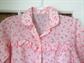 Vintage Pink Tulips House Coat Lounger Unworn Old Stock Ladies Vintage Clothing Lounge Wear