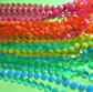 Mod Original 1960's Long Multi Strand Necklace You Color Choice Twiggy Go Go Vintage Costume Jewelry