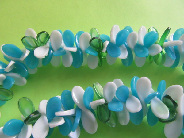 Vintage Mod Fruit Salad Necklace 1960's Jewelry