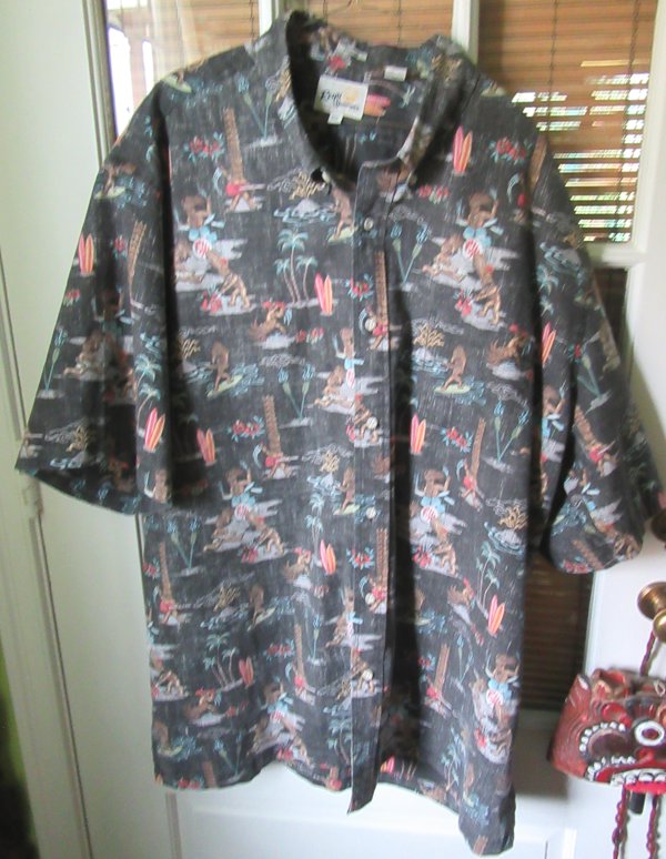 Men's Vintage Reyn Spooner Tiki Shirt 