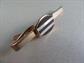 Vintage Mother of Pearl and Onyx? Inlaid Tie Bar or Clip Men's Jewelry Tie Accessories