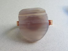 Vintage Genuine Stone Bolo Tie Slide Western Cowboy Country Square Dance Accessories