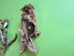 Vintage Dog Pin Lot  Articulated JJ Jonette Cowboy Scatter Pins Costume Jewelry