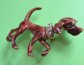 Vintage Dog Pin Lot  Articulated JJ Jonette Cowboy Scatter Pins Costume Jewelry