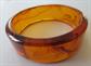 Vintage Iced Tea Bakelite Bangle Bracelet Costume Jewelry Fall Wardrobe