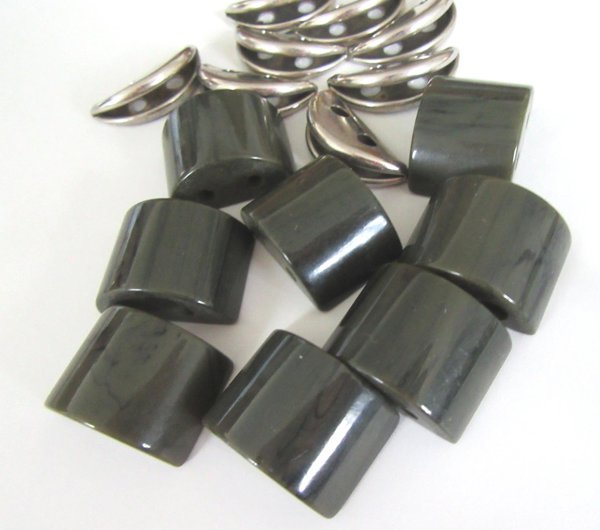 Vintage Bakelite Sections Jewelry Making