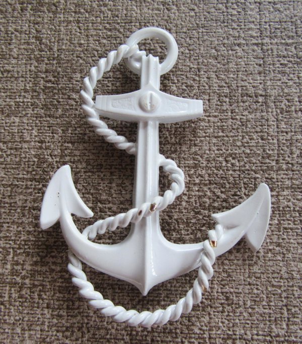 Vintage Napier Anchor Pin Signed Jewelry