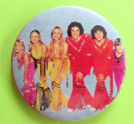 1990's Brady Bunch Pinback Button TV Nostalgia Retro Party