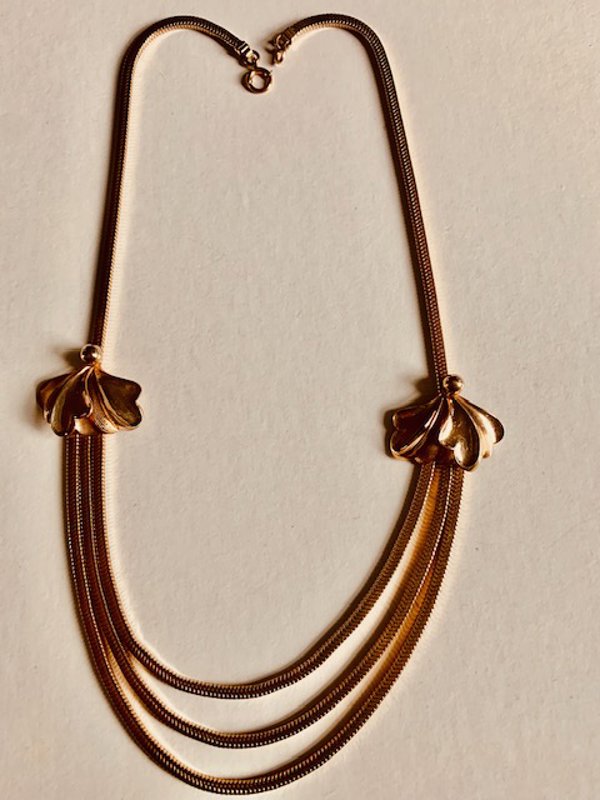 Vintage Forster Necklace Gold Filled Signed Jewelry