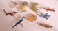 Vintage Figural Pin Lot Critters Fish Parrot Dachshund  Bug Lizard Lions Costume Jewelry Lot