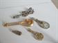 Vintage String Instrument Pin Junk Lot Destash Costume Jewelry Banjo Mandolin Violin Musical Figural