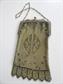 1920's Art Deco Whiting and Davis Mesh Purse Gatsby Party Accessories