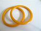 Two Vintage Bakelite Bangle Bracelets Butterscotch Costume Jewelry Fall Colors