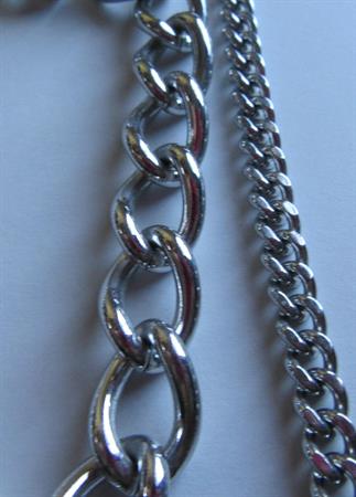 Vintage Chain Choker Necklaces One Signed Sperry Costume Jewelry