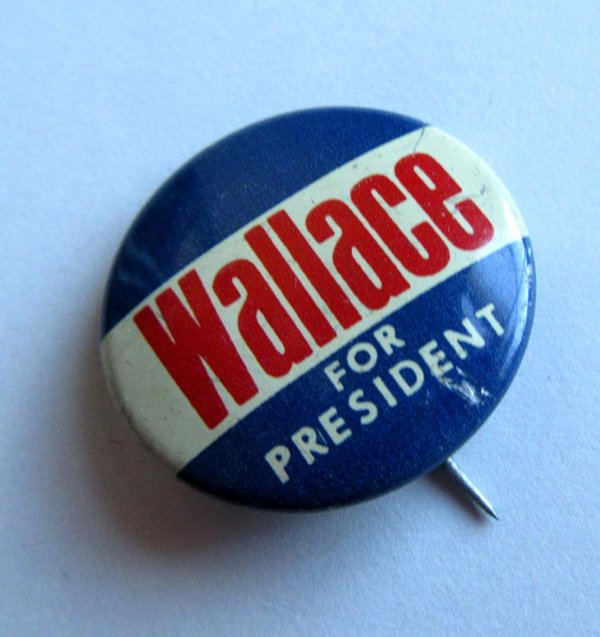 Vintage Wallace For President Pin Politics Collectibles 