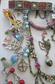 Junk Jewelry Lot Destash Crafting Repurpose Harvest Rhinestone Glass Beads 