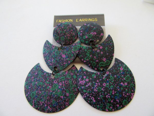 1990's Earrings Never Worn  Korea Vintage Jewelry