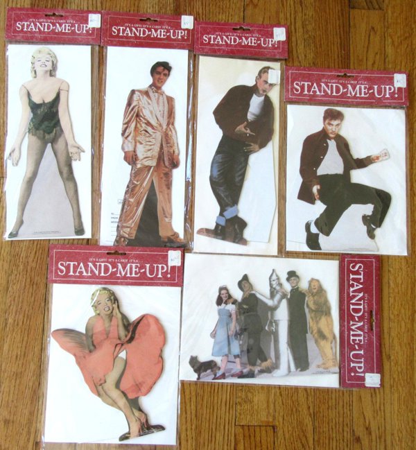 Vintage Elvis Marilyn Monroe James Dean Wizard of Oz Stand Up Cards Your Choice 
