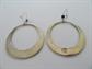 Vintage Taxco Sterling Silver Abalone Hoop Earrings Pierced Costume Jewelry