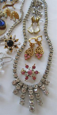 Vintage Rhinestone Jewelry Lot