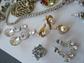 Vintage Rhinestone Jewelry Lot Necklaces Earrings Pins Salamander