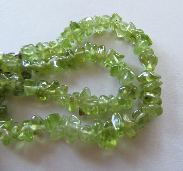 Genuine Peridot Nugget Necklace Sterling Clasp Coral and Olivine Pendant Necklace 