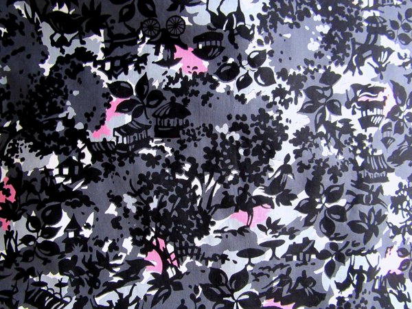 Vintage Cotton Fabric Unused Sewing Supplies 1950's Textiles 