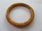 Vintage Bakelite Bangle Bracelet Peanut butter Swirl Costume Jewelry