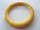 Vintage Bakelite Bangle Bracelet Maize Swirl Costume Jewelry