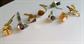 Vintage Tie Tac Lot Genuine Stone Mother of Pearl Rhinestone Men's Jewelry Tie Accessories