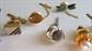 Vintage Tie Tac Lot Genuine Stone Mother of Pearl Rhinestone Men's Jewelry Tie Accessories