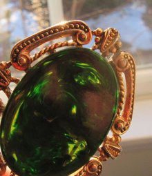 Vintage Bakelite Pin  Set STAR Signed Jewelry