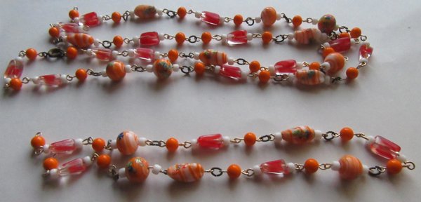 Vintage Venetian  Mille Fiore Glass Beads Jewelry Making 