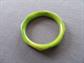 Vintage Bakelite Chunky Bangle Bracelet Apple Green Yellow Swirl 