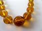 Vintage Cognac Crystal Necklaces Lot  Beads Wear or Repurpose Jewelry Making Supplies