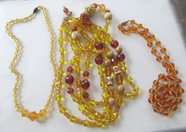 Vintage Glass Crystal Beads Lot Jewelry Making Supplies