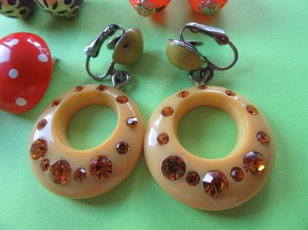 Vintage 1960's Mod Earrings Lot 
