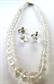 Vintage Lead Crystal? Necklace Set  Needs Restring Repair