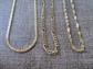 Three 14k Gold Plated Chains Safe Travel And Cruise Jewelry 