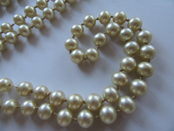 Vintage Glass Pearls For Repurpose or Restring Destash Jewelry Making
