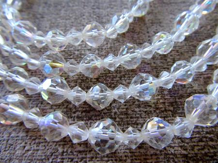 Vintage  Crystal Necklaces Lot Jewelry Making Supplies