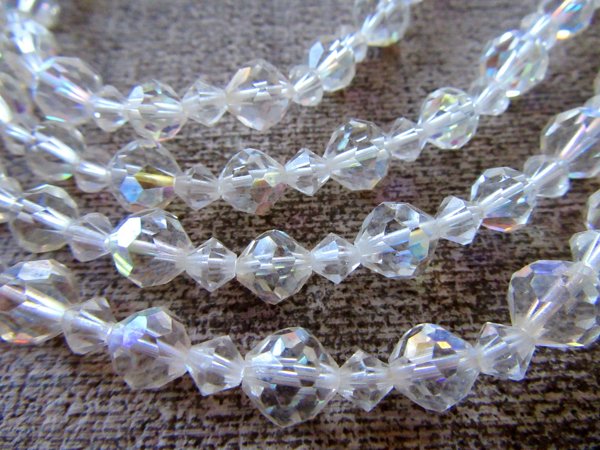 Vintage  Crystal Necklaces Lot Jewelry Making Supplies